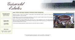 Desktop Screenshot of griswoldestates.com